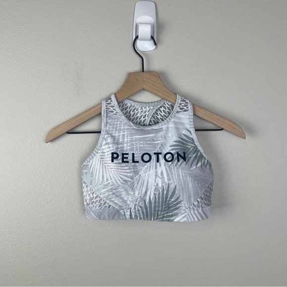 Peloton x WITH Palm Blanc Sports Bra High Neck - Picture 2 of 5